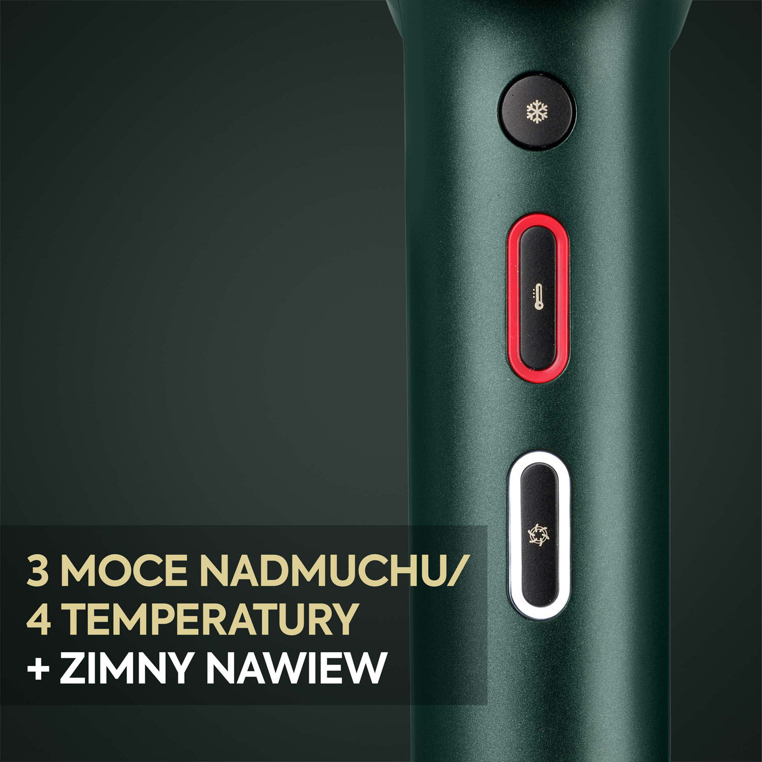 3 MOCE NADMUCHU/. 4 TEMPERATURY. + ZIMNY NAWIEW